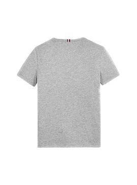 T-Shirt Tommy Hilfiger Essential Logo Grau Junge