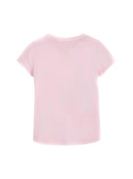T-Shirt Tommy Hilfiger Essential Rosa für Mädchen