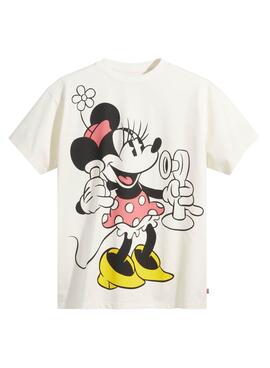 T-Shirt Levis x Disney Weiss Minnie für Damen