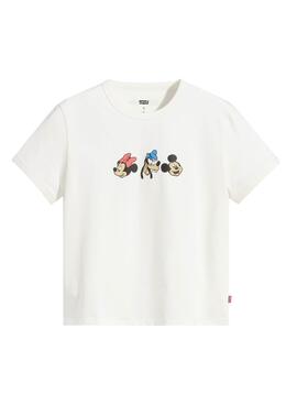 T-Shirt Levis x Disney and Friends Weiss Damen