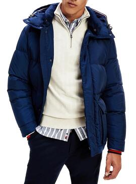 Jacke Tommy Hilfiger Down Festplatte Blau Herren