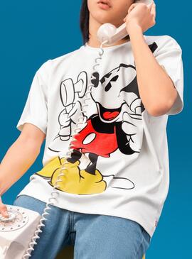 T-Shirt Levis x Disney Mickey Weiss für Herren