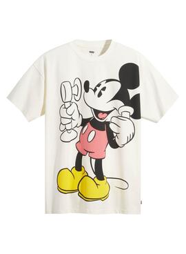 T-Shirt Levis x Disney Mickey Weiss für Herren