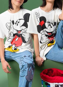 T-Shirt Levis x Disney Mickey Weiss für Herren