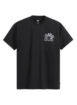 T-Shirt Levis x Disney Schwarz für Herren