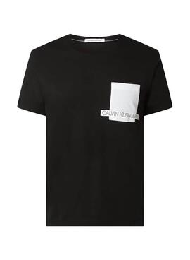 T-Shirt Calvin Klein Institute Schwarz für Herren