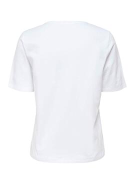 T-Shirt Only Indre Weiss für Damen