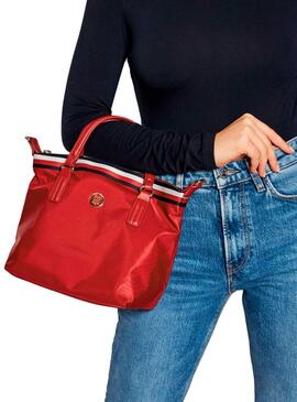 Handtasche Tommy Hilfiger Poppy Small Rot für Damen