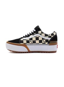 Sneaker Vans Checkerboard Old Skool Stacked