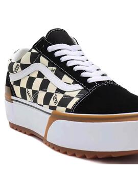 Sneaker Vans Checkerboard Old Skool Stacked