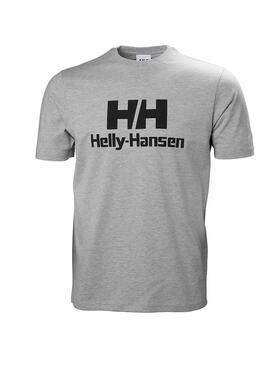 T-Shirt Helly Hansen Logo Grau