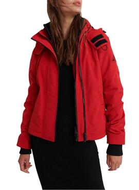 Jacke Superdry Arctic Windcheater Rot Damen