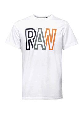 T-Shirt G-Star Raw Compact Weiss für Herren
