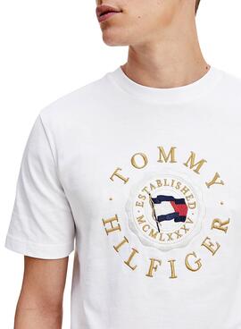 T-Shirt Tommy Hilfiger Icon Coin Weiss Herren