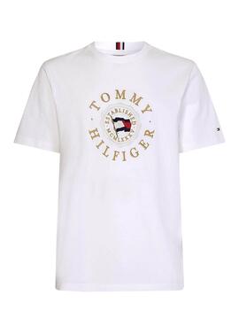 T-Shirt Tommy Hilfiger Icon Coin Weiss Herren