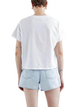 T-Shirt Levis Graphic Varsity Grau für Damen