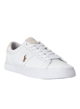 Sneaker Polo Ralph Lauren Canvas Weiss Herren
