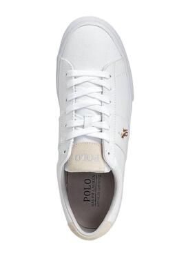 Sneaker Polo Ralph Lauren Canvas Weiss Herren