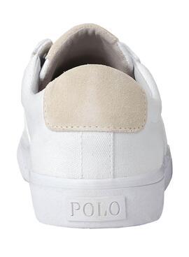Sneaker Polo Ralph Lauren Canvas Weiss Herren
