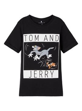 T-Shirt Name It Tom y Jerry Schwarz für Junge