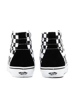 Sneaker Vans Sk8-Hi Checkerboard Schwarz