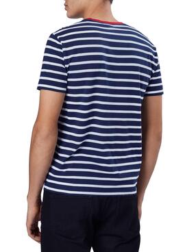 T-Shirt Polo Ralph Lauren Streifen Blau für Herren