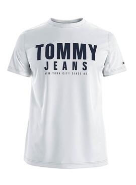 T-Shirt Tommy Jeans Center Chest Weiss Herren