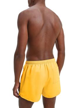 Badehose Calvin Klein Drawstring Gelb Herren