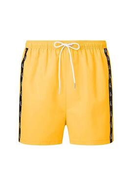 Badehose Calvin Klein Drawstring Gelb Herren