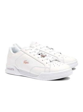 Sneaker Lacoste Twin Serve Weiss für Damen