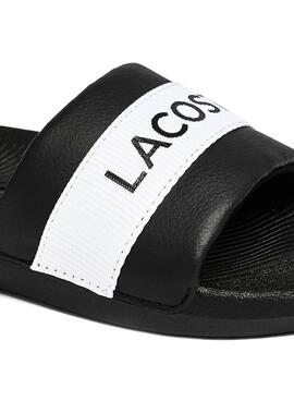 Flip flops Lacoste Croco Slide Schwarz für Damen