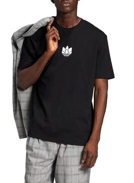 T-Shirt Adidas 3D Trefoil Schwarz für Herren