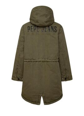 Parka Pepe Jeans Dave Grün für Junge
