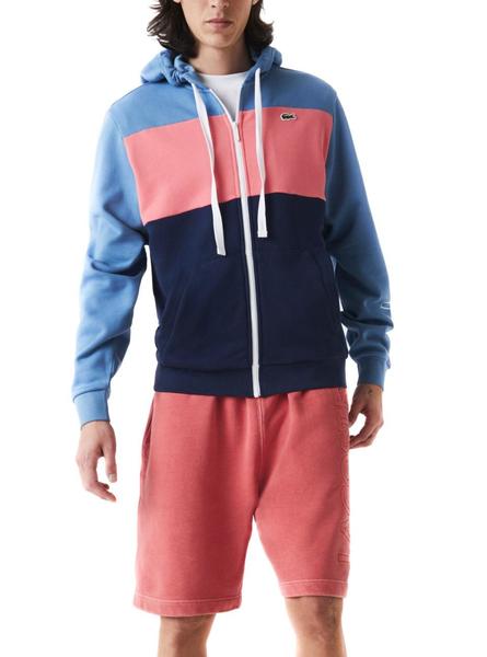 Survetement lacoste color block hotsell