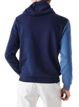 Sweatshirt Lacoste Color Block Marineblau für Herren