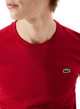 T-Shirt Lacoste Sport Basic Rot für Herren