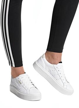 Sneaker Adidas Sleek Super Weiss für Damen