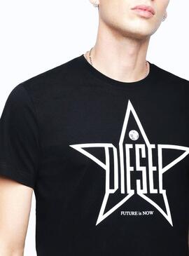 T-Shirt Diesel T-DIEGO-YH Black Man