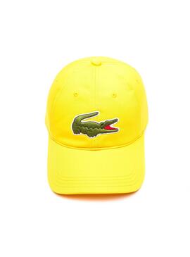 Kappe Lacoste Croco Oversize Gelb für Herren