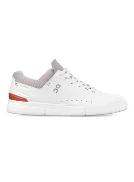Sneaker Auf Roger Advantage Flare Weiss und Rot Herren
