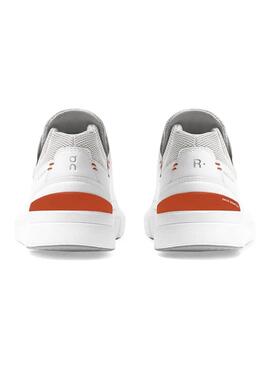 Sneaker Auf Roger Advantage Flare Weiss und Rot Herren
