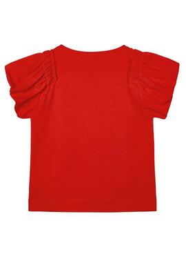 T-Shirt Mayoral Ecofriends Rot für Mädchen