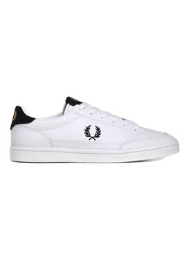 Sneaker Fred Perry Deuce Leder Weiss Herren