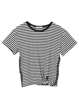 T-Shirt Mayoral Knoten Schwarz für Mädchen
