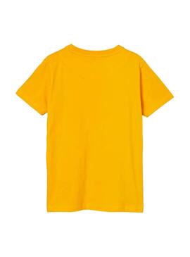 T-Shirt Mayoral Now Where? Orange Junge