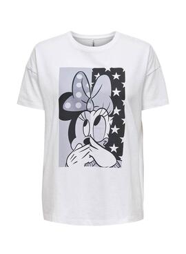 T-Shirt Only Disney Weiss für Damen