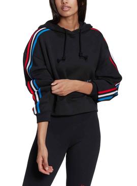 Sweatshirt Adidas Hoodie Schwarz für Damen