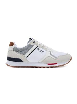 Sneaker Pepe Jeans Cross 4 Weiss für Herren