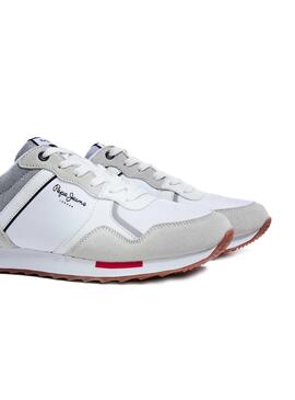 Sneaker Pepe Jeans Cross 4 Weiss für Herren