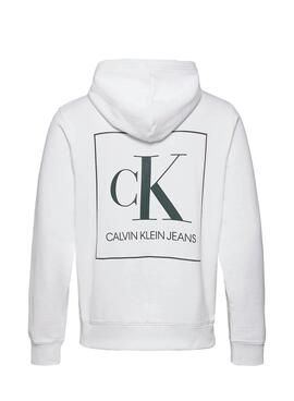 Sweatshirt Calvin Klein Iridescent Weiss Herren